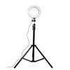 Trípode + Aro luz LED y soporte para celular